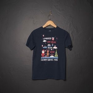 Kids Pause My Game Graphic T-shirt Sz XL 14 - 16